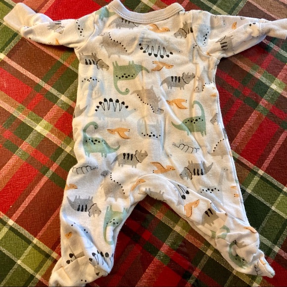 Child of Mine Boys Footed Pajamas Preemie 2 piece - Picture 5 of 11